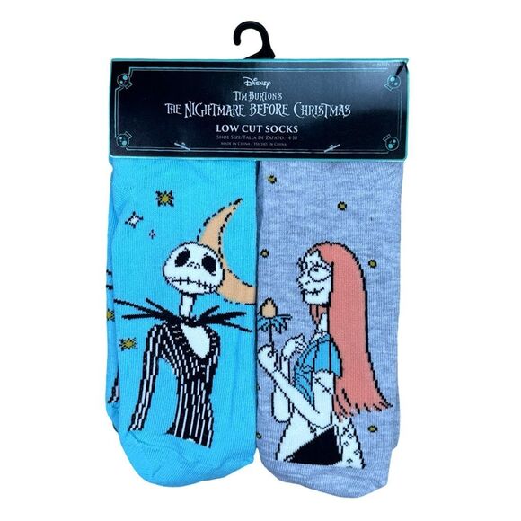 Disney x Tim Burton’s The Nightmare Before Christmas Low Cut Socks - 10 Pairs - Picture 1 of 2